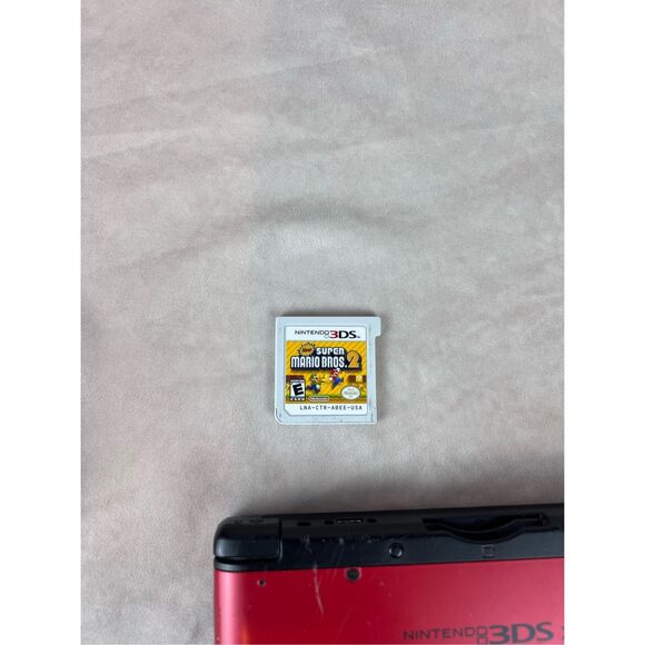 Nintendo 3DS XL + Super Mario Bros 2 480p Video Game Handheld System Red - Picture 12 of 14